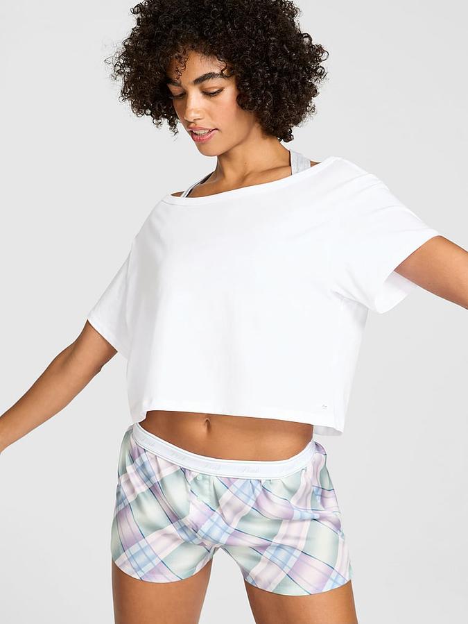 Slouchy Cropped Sleepshirt image number 0