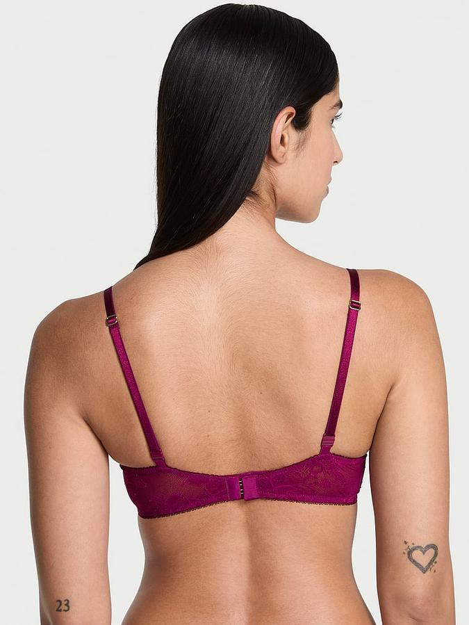 Bombshell Add-2-Cups Rose Lace Push-Up Bra image number 1