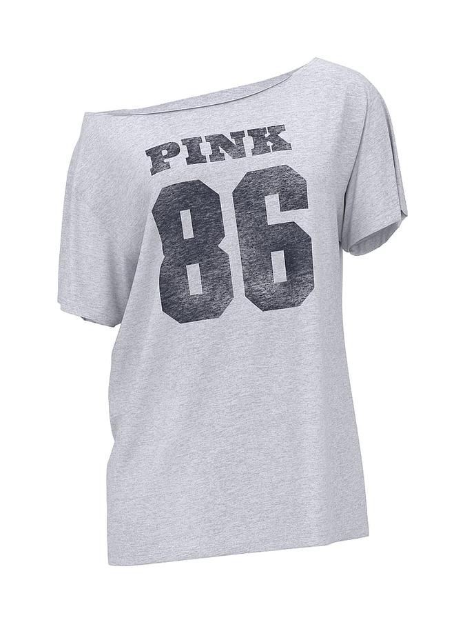 Campus Cotton Off-The-Shoulder Tee image number 2