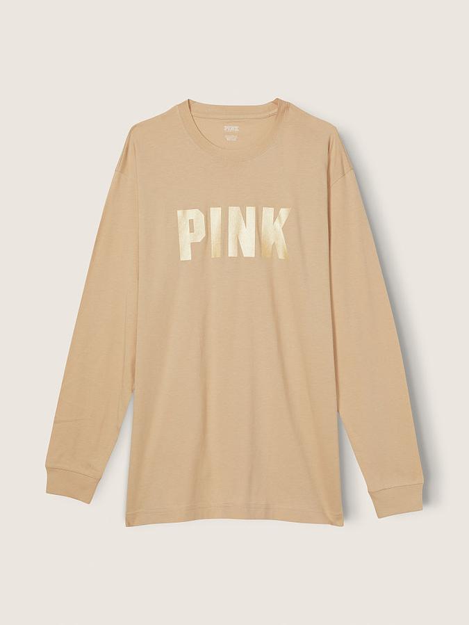 Cotton Long-Sleeve Campus T-Shirt image number 2