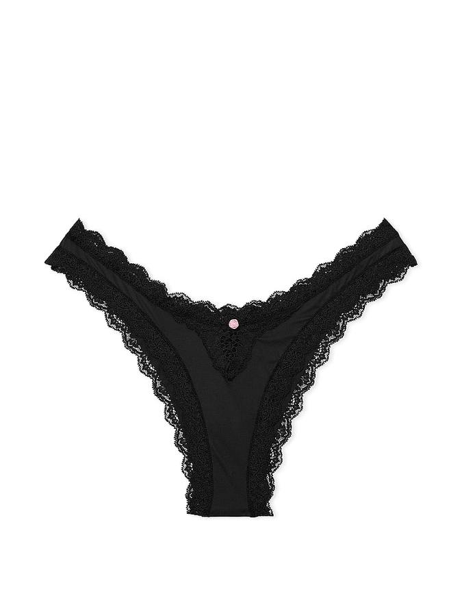 Lace-Trim Brazilian Panty image number 2