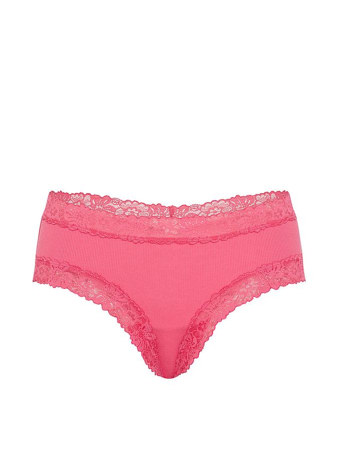 PINK Wink&trade; Lace-Trim Cheeky Panty image number 2