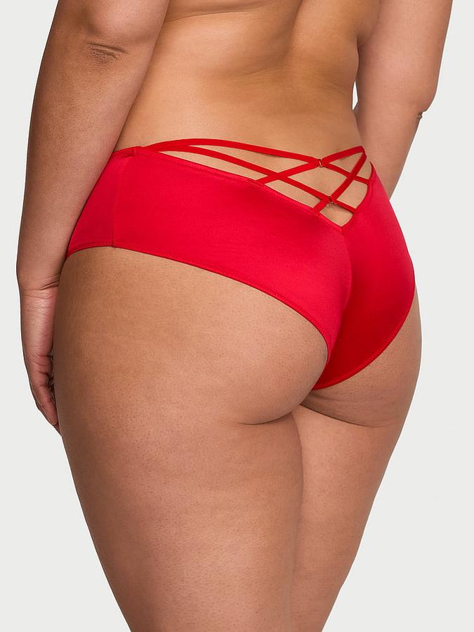 Strappy-Back High-Leg Cheeky Panty