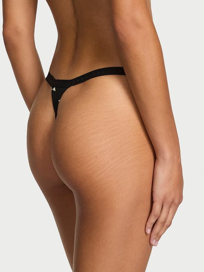 Stretch Cotton V-String Panty