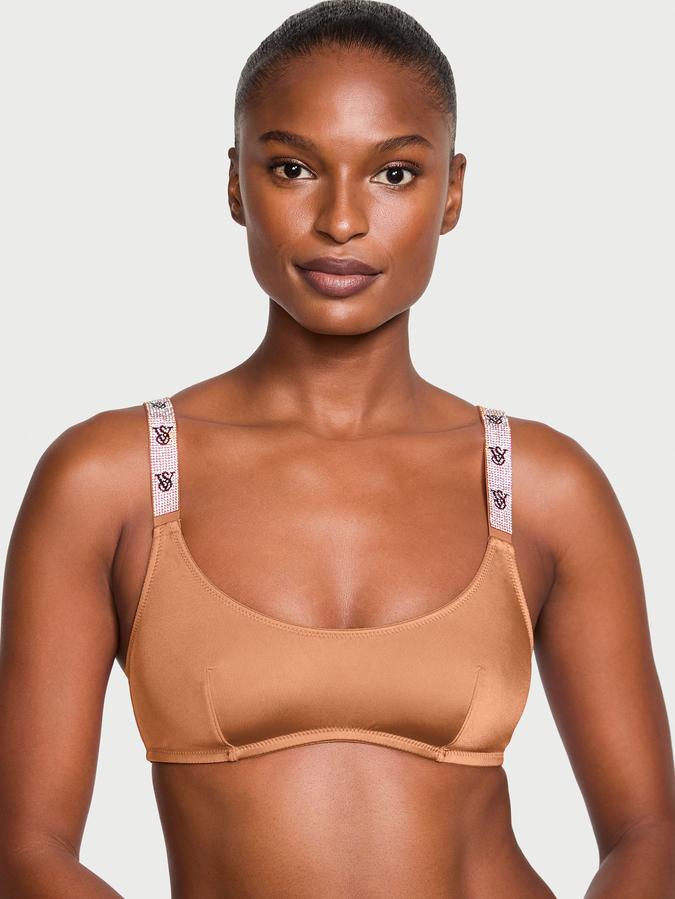 Shine Strap Scoop Bralette image number 0