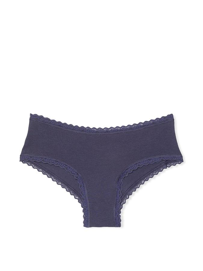 Cotton Lace-Waist Cheeky Panty
