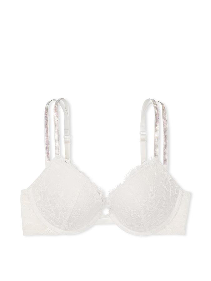 Double Shine Strap Lace Push-Up Bra image number 2