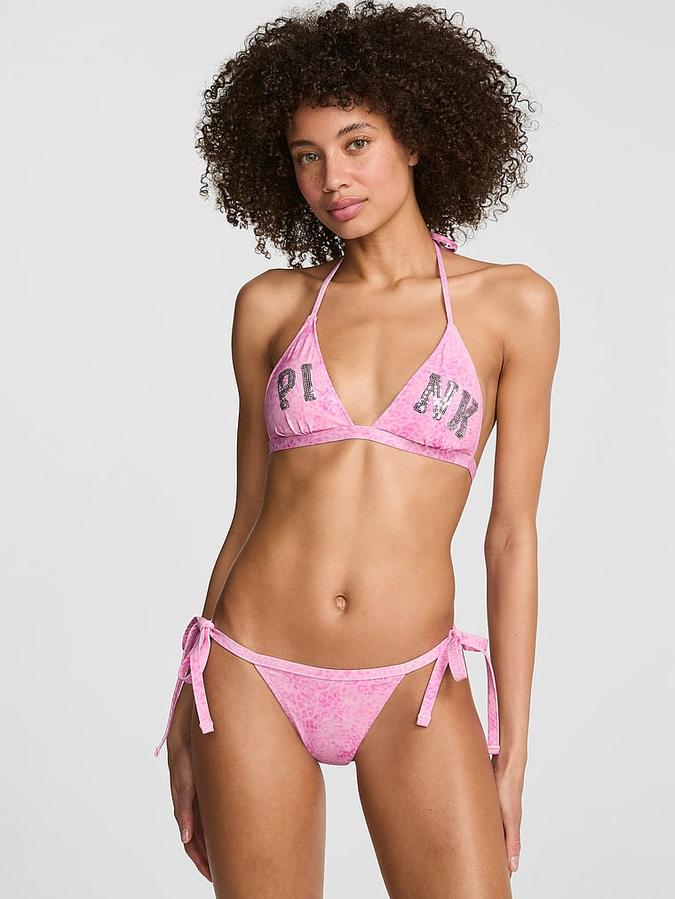 Low-Rise Side-Tie Cheeky Bikini Bottom