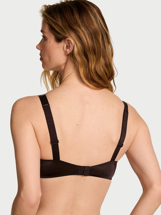 Logo Shine Strap Push-Up Bra
