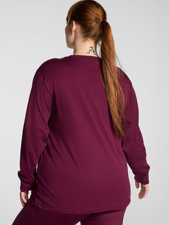 Campus Cotton Long-Sleeve Tee image number 1
