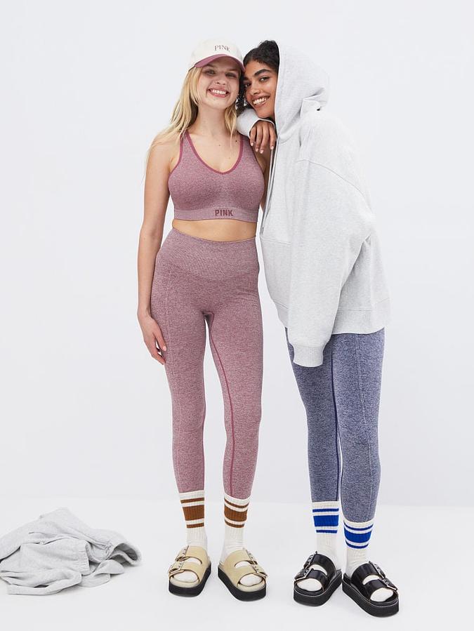 Seamless High-Waist Leggings image number 4