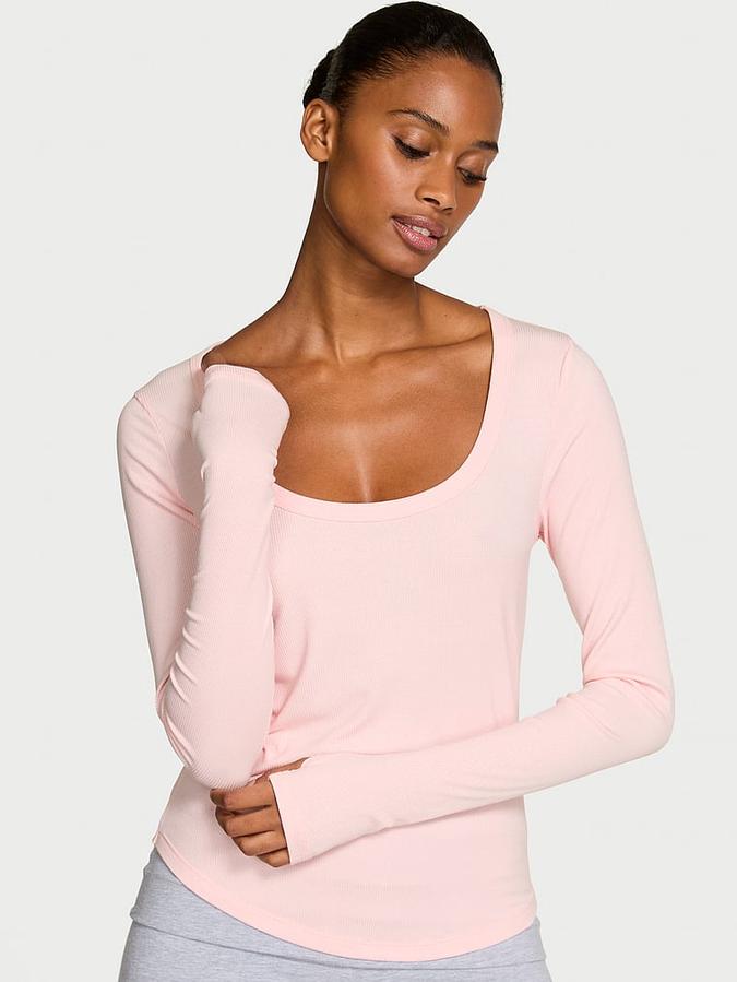 VS Iconic Rib Long-Sleeve Tee