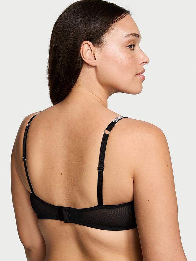 Sheer Shine Low-Cut Demi Bra image number 1