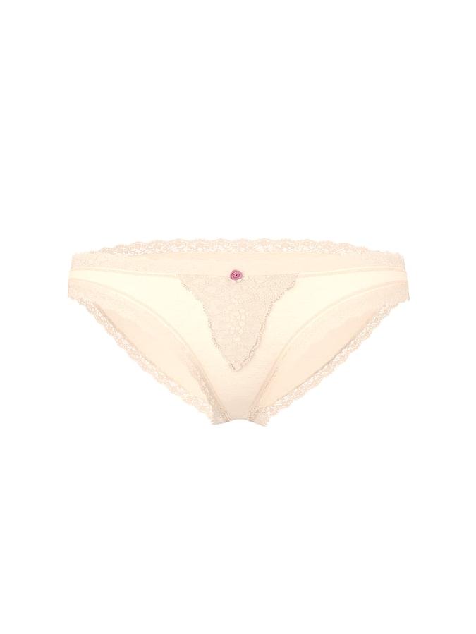 Lace-Trim Bikini Panty image number 2
