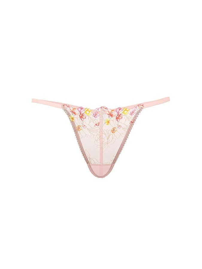 Bloom Embroidery V-String Panty image number 2