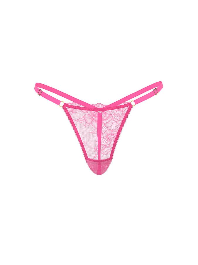 Rose Lace Adjustable V-String Panty