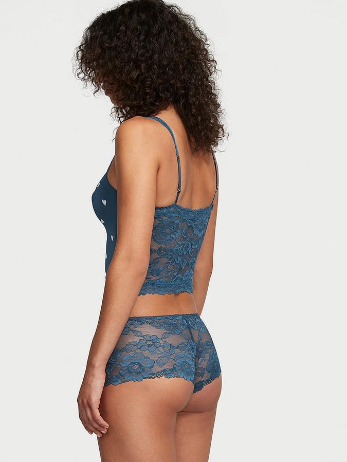 Modal & Lace Cropped Cami Set image number 1