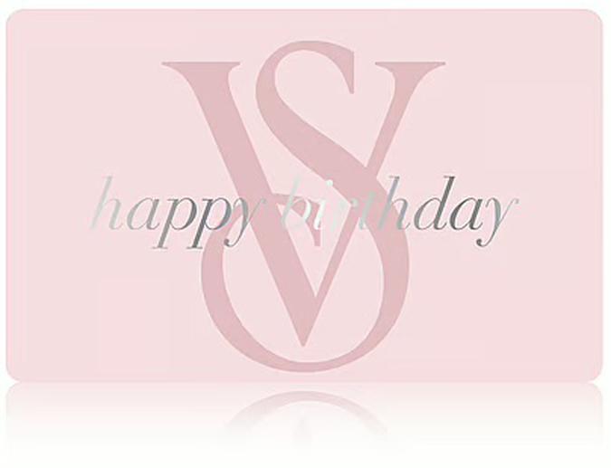 VS eGift Card- Happy Birthday Silver image number 0