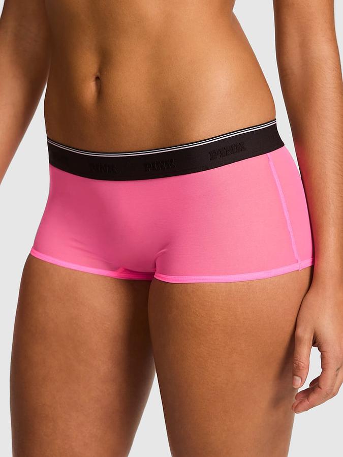 Logo Mesh Boyshort Panty image number 0
