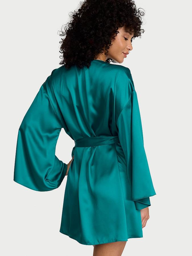 Satin Short Robe
