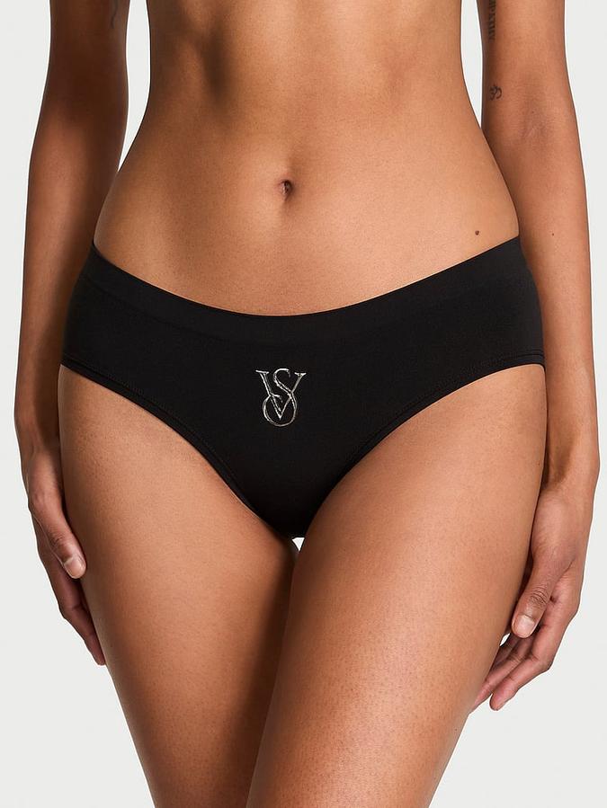 Seamless Sparkle Logo Hiphugger Panty