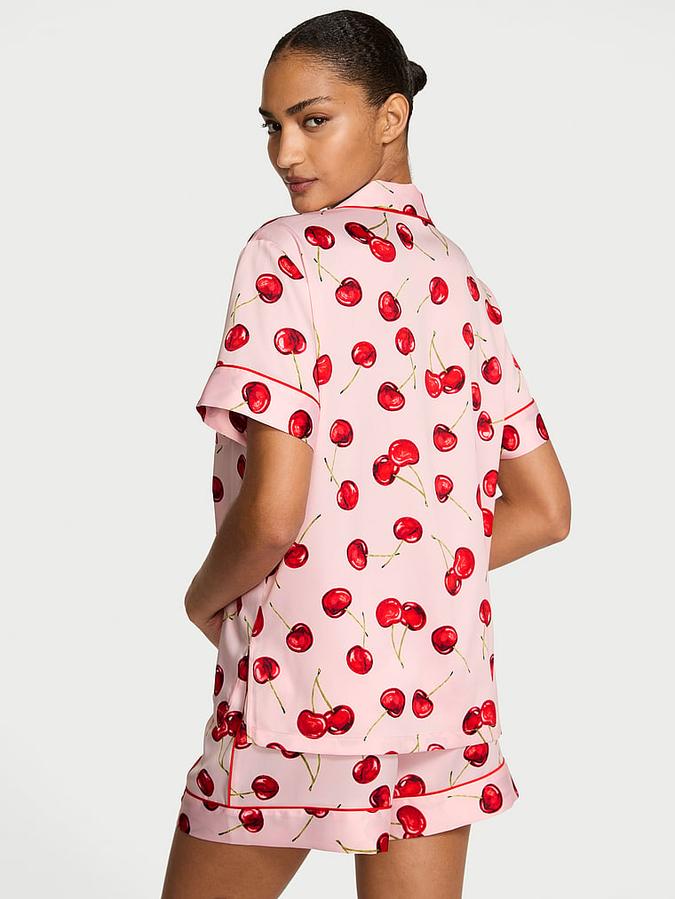 Signature Satin Short Pajama Set