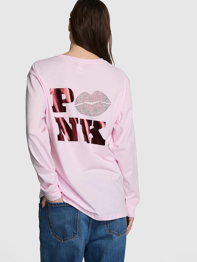 Campus Cotton Long-Sleeve Tee