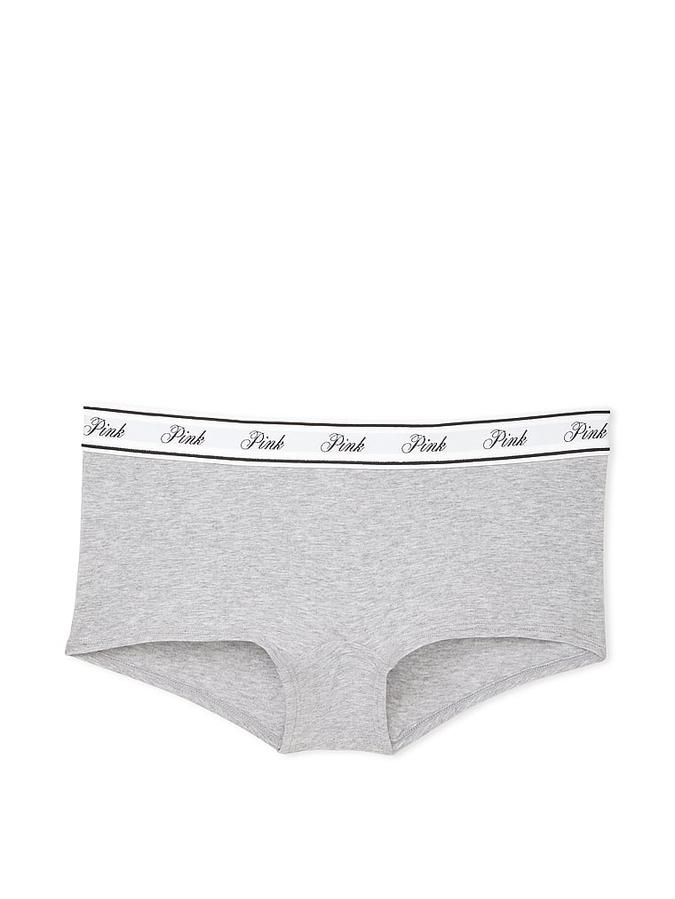 Logo Cotton Shine Boyshort Panty image number 2