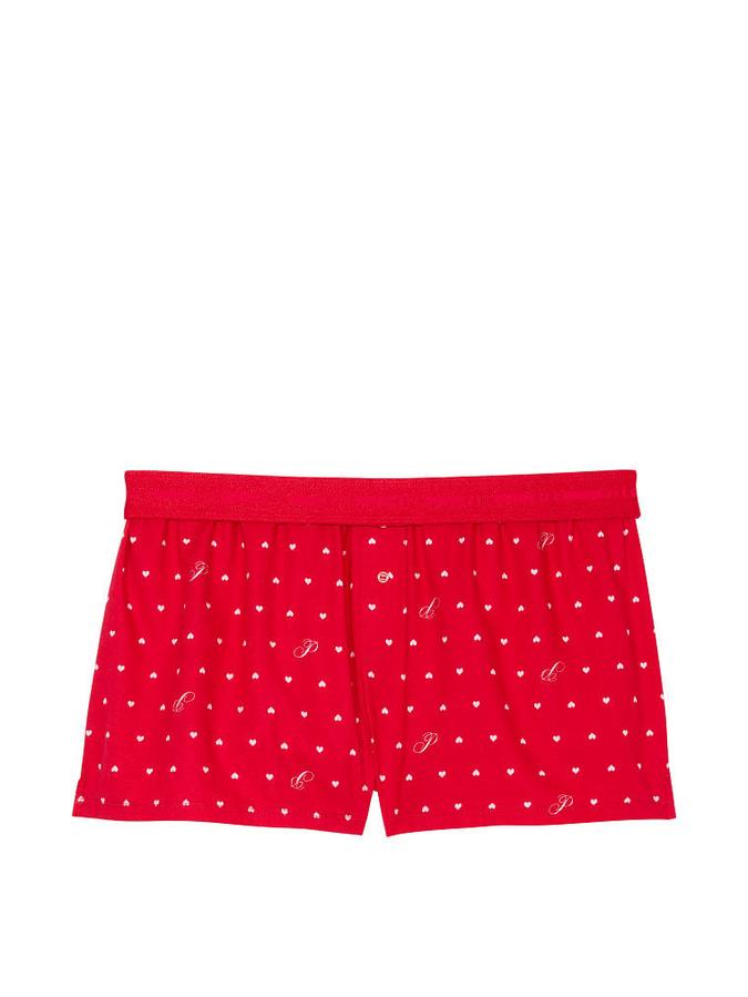 Flannel Boxy Pajama Shorts image number 2