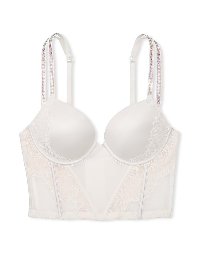 Double Shine Strap Push-Up Corset Top image number 2