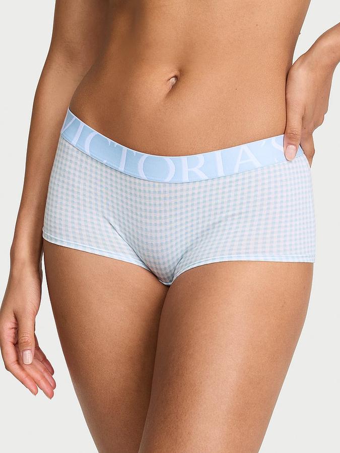Exploded Logo Cotton Boyshort Panty