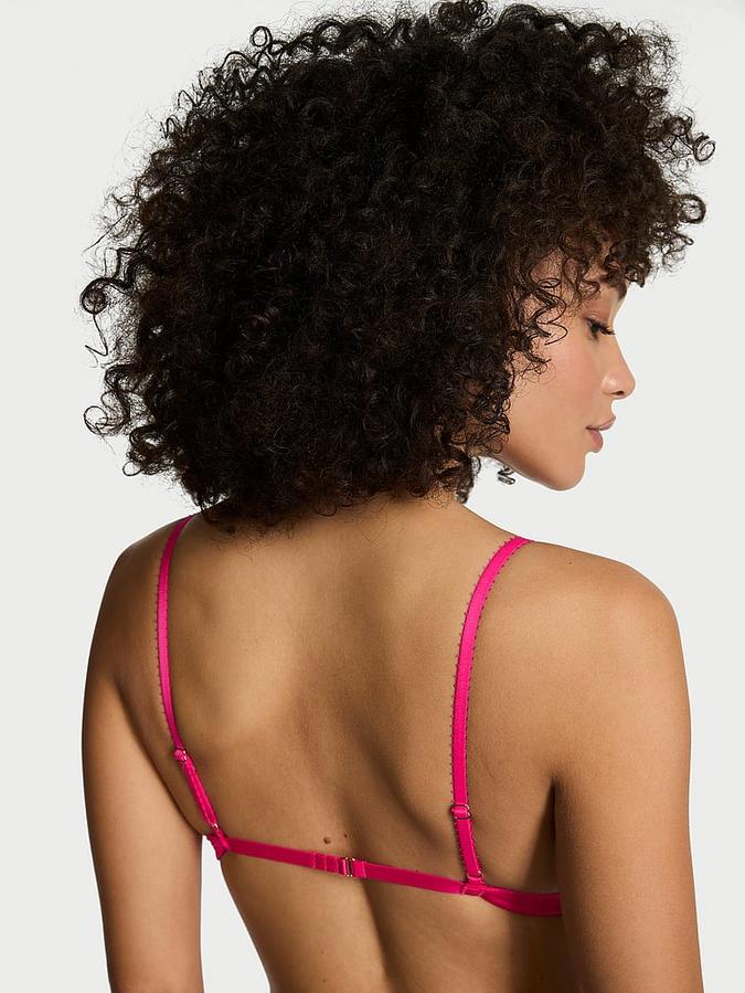 Tease Sheer Stripe Triangle Bralette