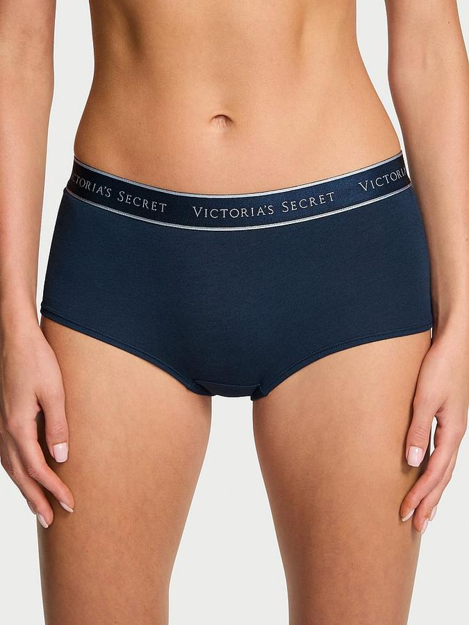 Logo Cotton Boyshort Panty