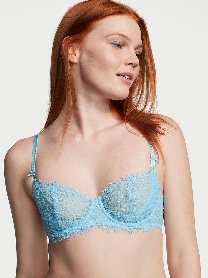 Wicked Unlined Lace Balconette Bra image number 0