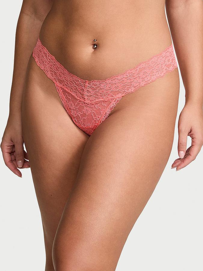 Lace Thong Panty image number 0