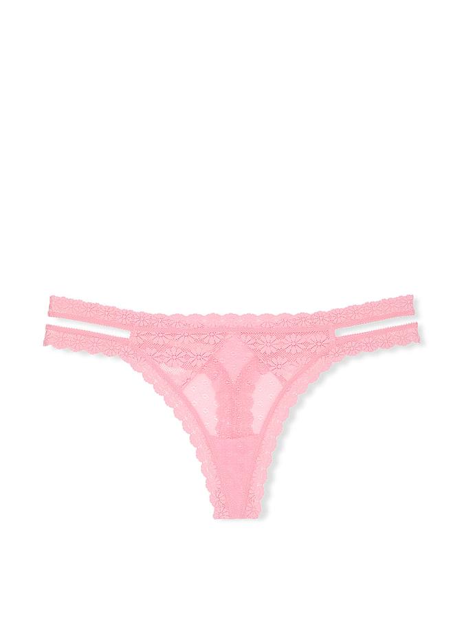 Daisy Lace Thong Panty image number 1