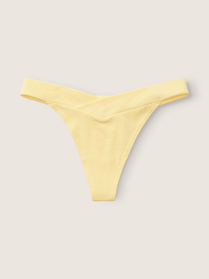 Cotton Crossover Thong Panty image number 0