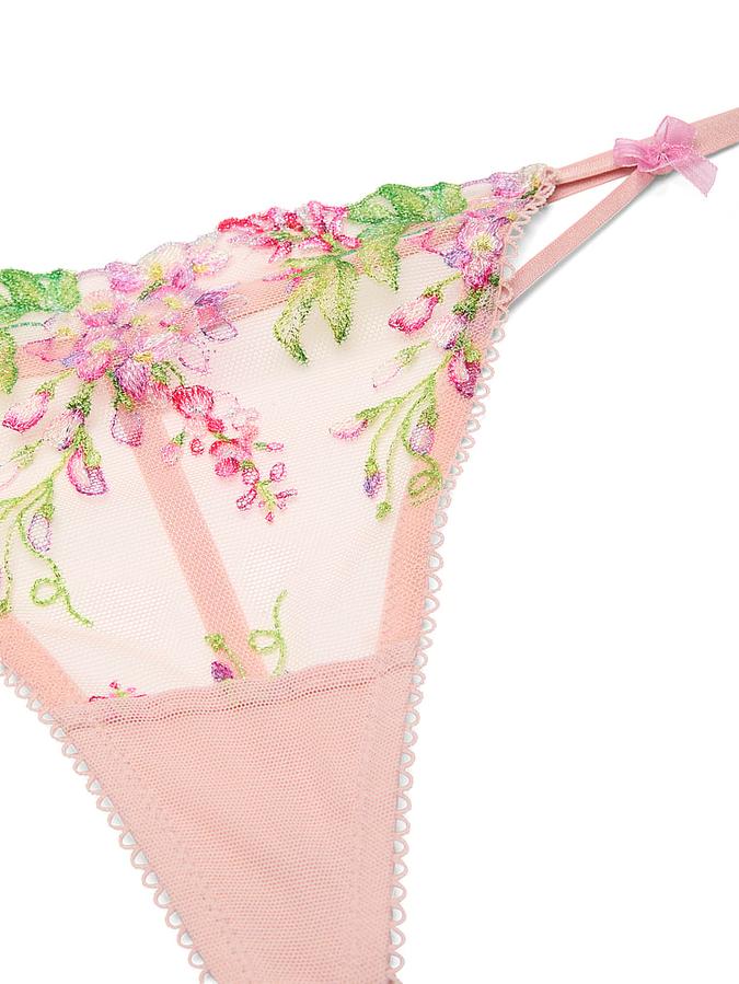Wisteria Embroidery V-String Panty image number 3
