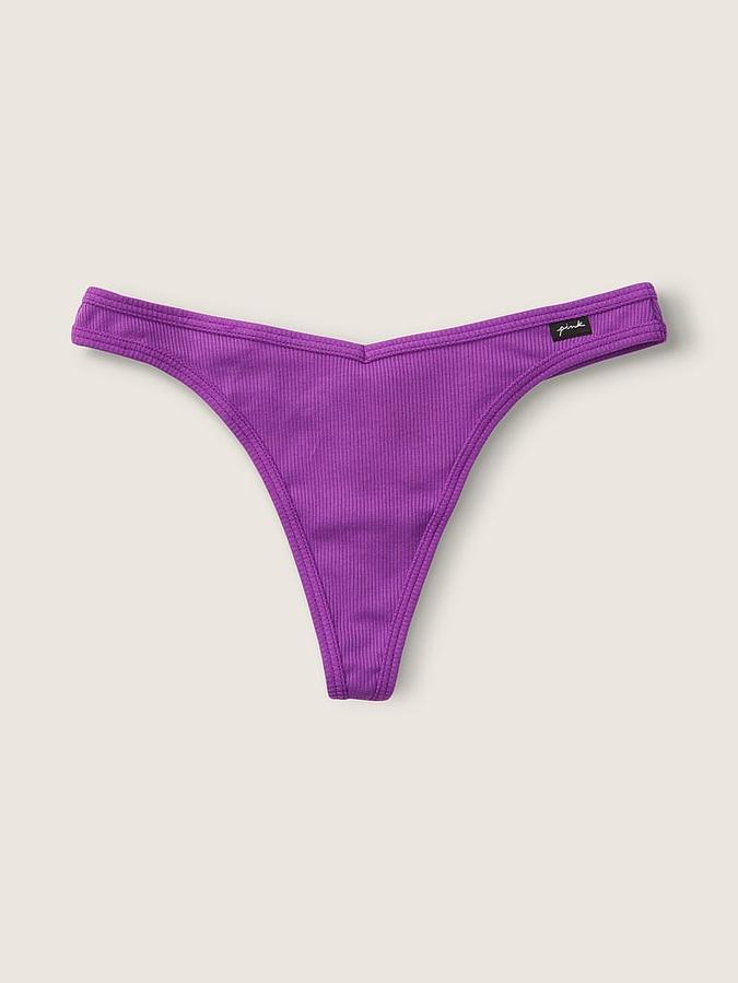 Cotton Thong Panty image number 0