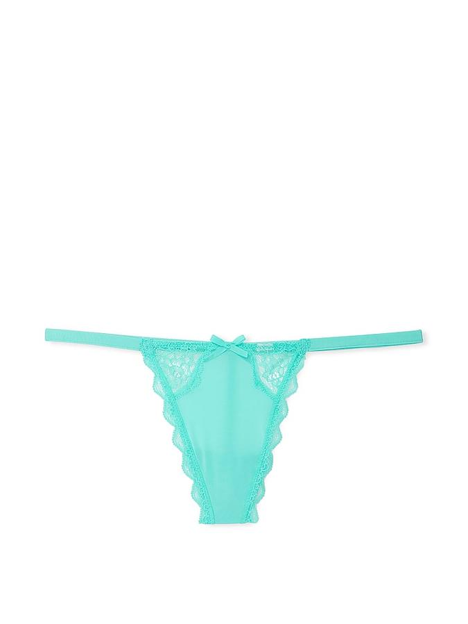 Lace-Trim V-String Panty image number 2