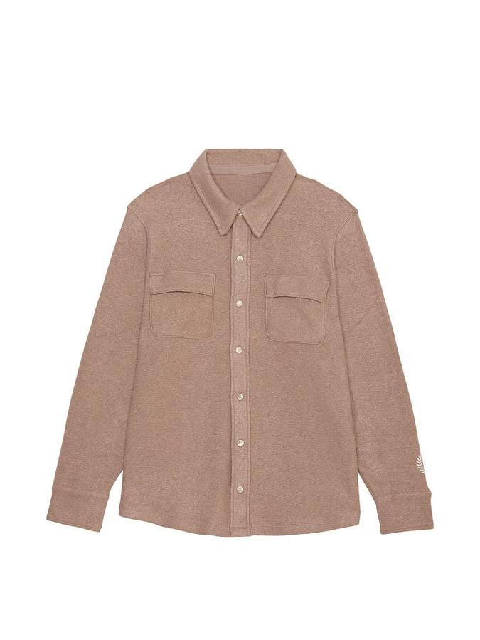 Reverse Fleece Shacket image number 0