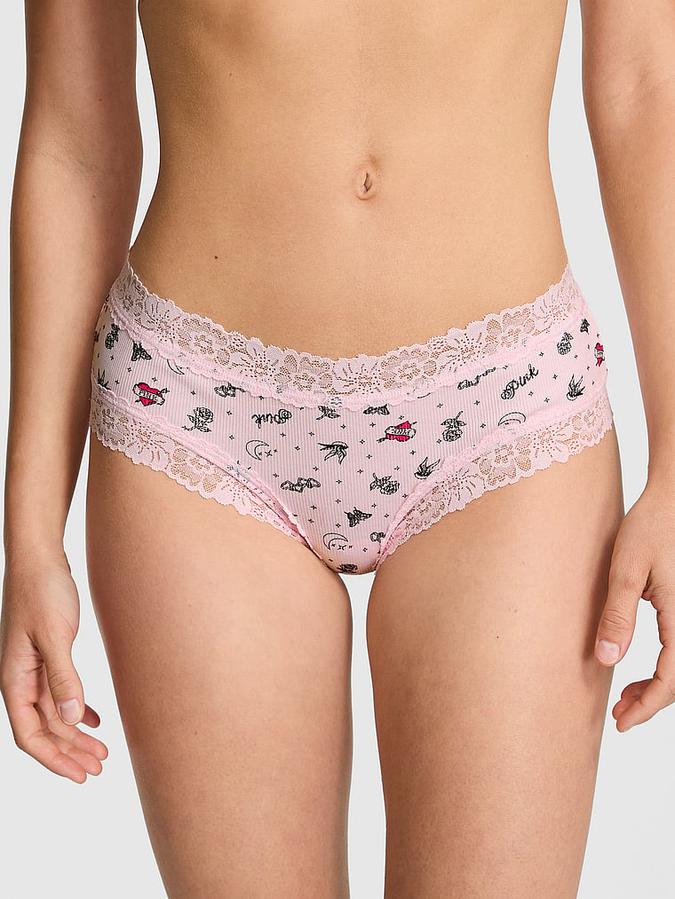 Wink Lace-Trim Cheeky Panty
