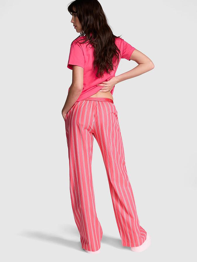 Cotton Poplin Logo Sleep Pants image number 1