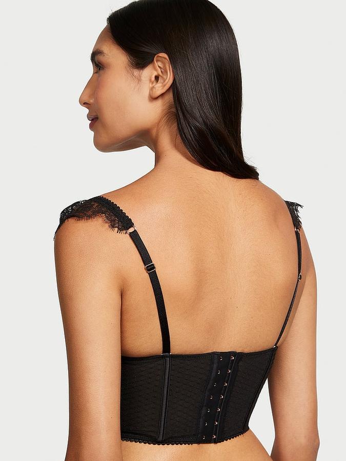 Lace Cap-Sleeve Corset Top image number 1