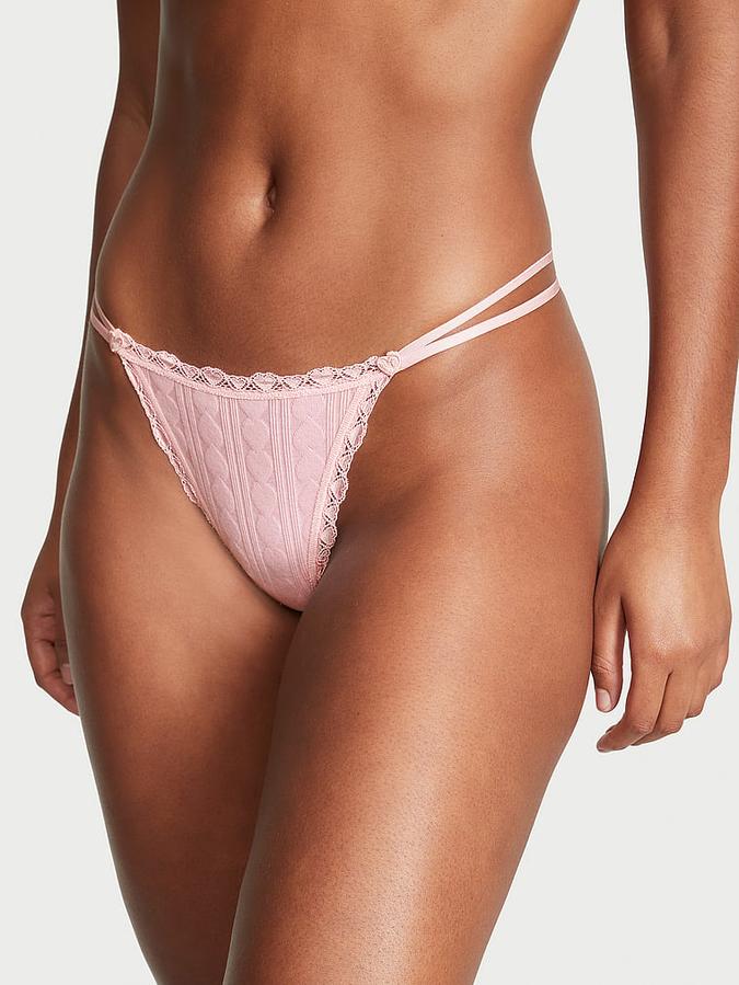 Stretch Cotton V-String Panty