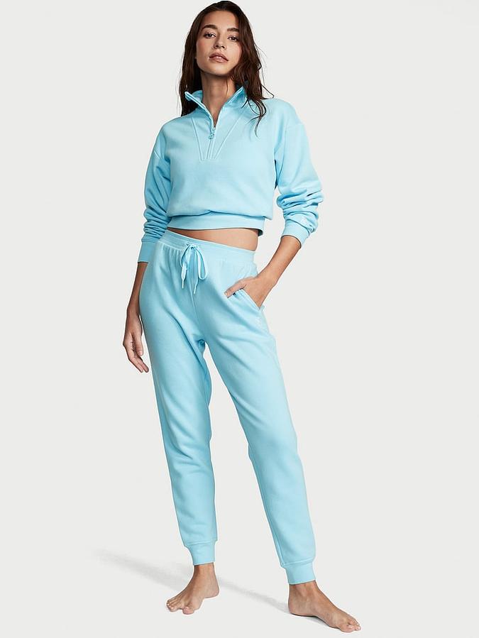 Cotton Fleece High-Rise Jogger Pants image number 0