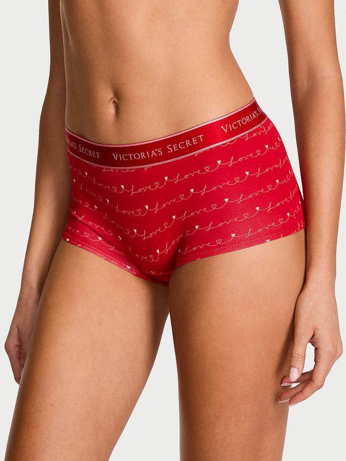 Logo Cotton Boyshort Panty