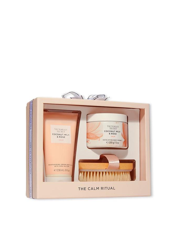 Coconut Milk Rose Natural Beauty Body Care Ritual Kit image number 1