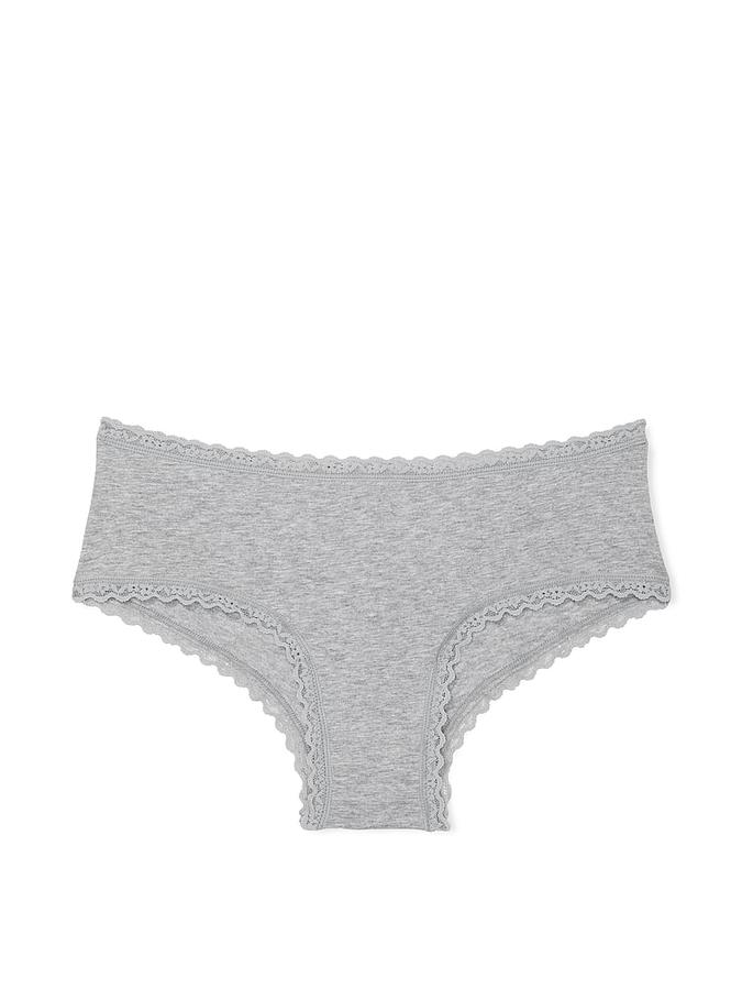 Cotton Lace-Waist Cheeky Panty image number 2