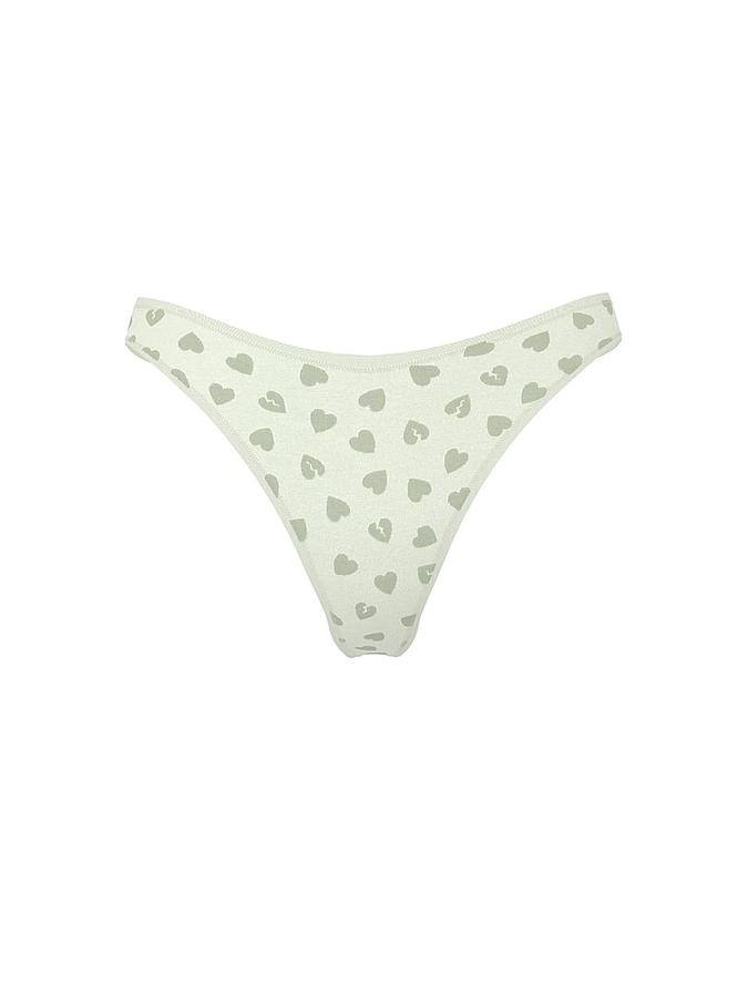 Cotton High-Leg Thong Panty image number 2